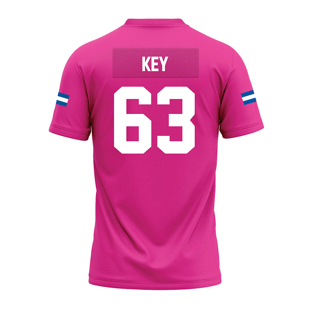 Grand Valley - NCAA Football : Breon Key - Pink Premium Football Jersey-1
