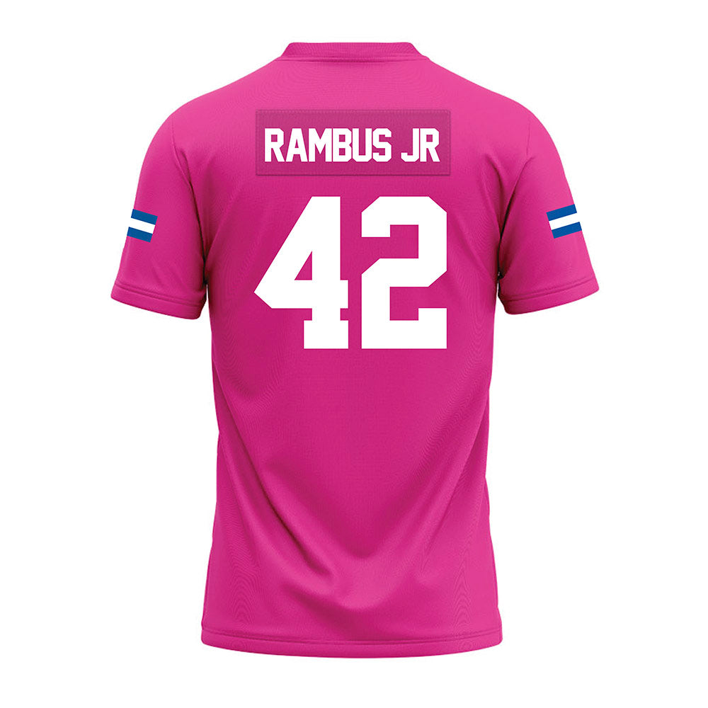 Grand Valley - NCAA Football : Antuane Rambus Jr - Pink Premium Football Jersey-1