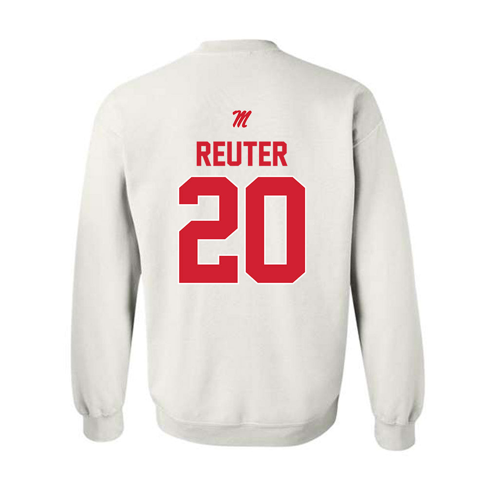 Ole Miss - NCAA Baseball : Collin Reuter - Crewneck Sweatshirt-1