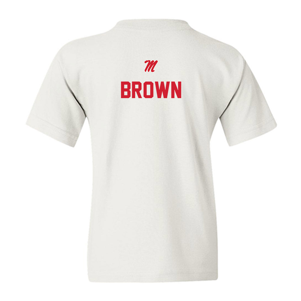 Ole Miss - NCAA Women's Track & Field : Natalie Brown - Youth T-Shirt-1