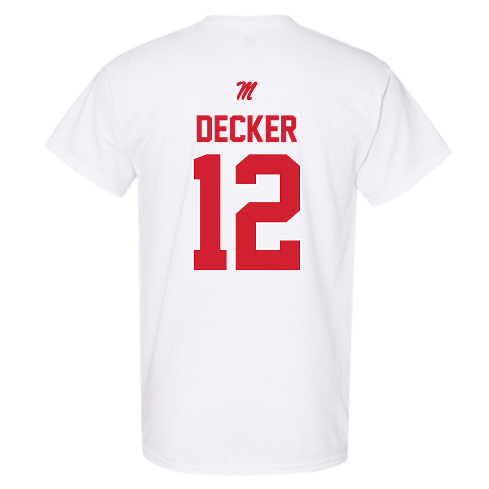 Ole Miss - NCAA Baseball : Dominic Decker - T-Shirt-1