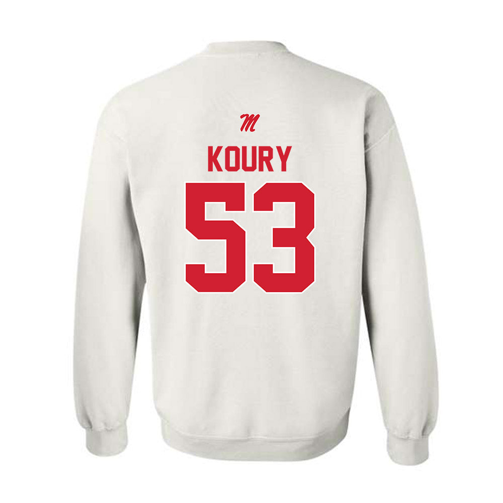 Ole Miss - NCAA Football : Joe Koury - Crewneck Sweatshirt-1