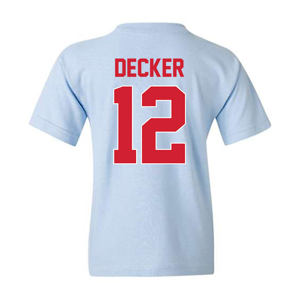 Ole Miss - NCAA Baseball : Dominic Decker - Youth T-Shirt-1