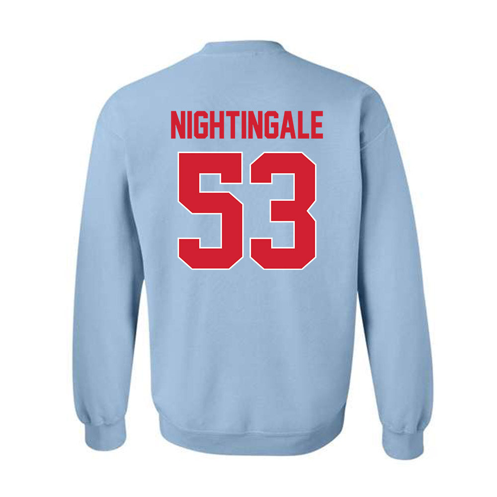 Ole Miss - NCAA Football : Trey Nightingale - Crewneck Sweatshirt-1