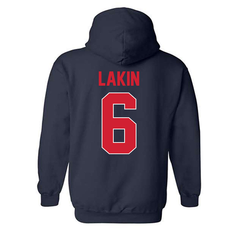 Ole Miss - NCAA Women's Soccer : Katie Lakin - Hooded Sweatshirt-1
