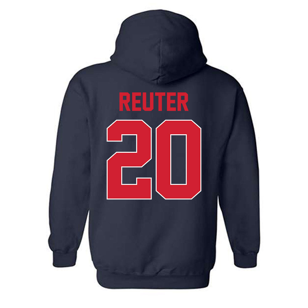 Ole Miss - NCAA Baseball : Collin Reuter - Hooded Sweatshirt-1
