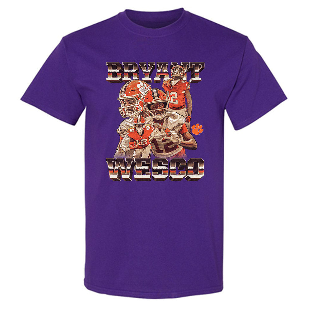 Clemson - NCAA Football : Bryant Wesco Jr - T-Shirt