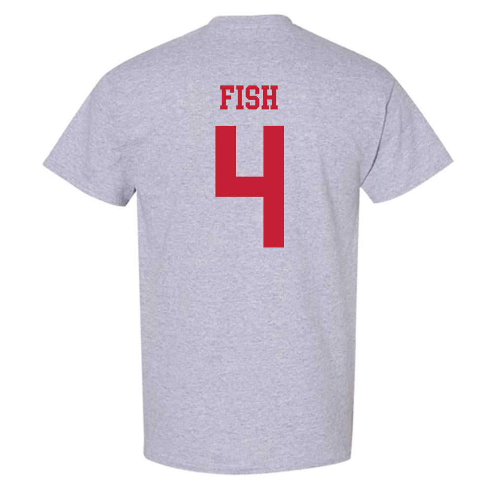 Ball State - NCAA Men's Basketball : Kayden Fish - Classic Shersey T-Shirt-1