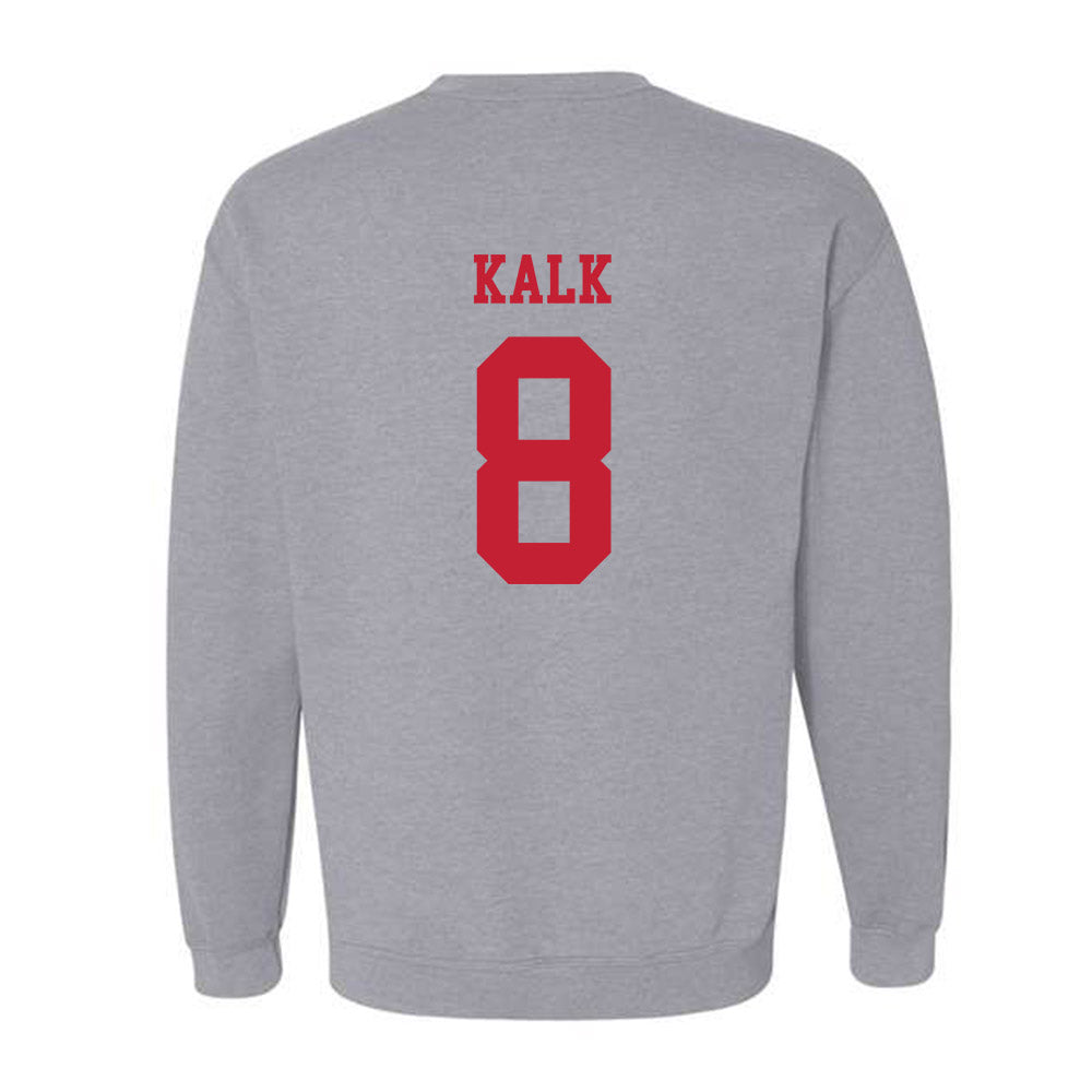 Ball State - NCAA Baseball : Max Kalk - Classic Shersey Crewneck Sweatshirt