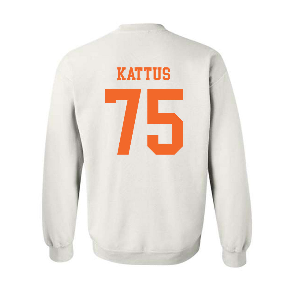Clemson - NCAA Football : Tucker Kattus - Classic Shersey Crewneck Sweatshirt-1