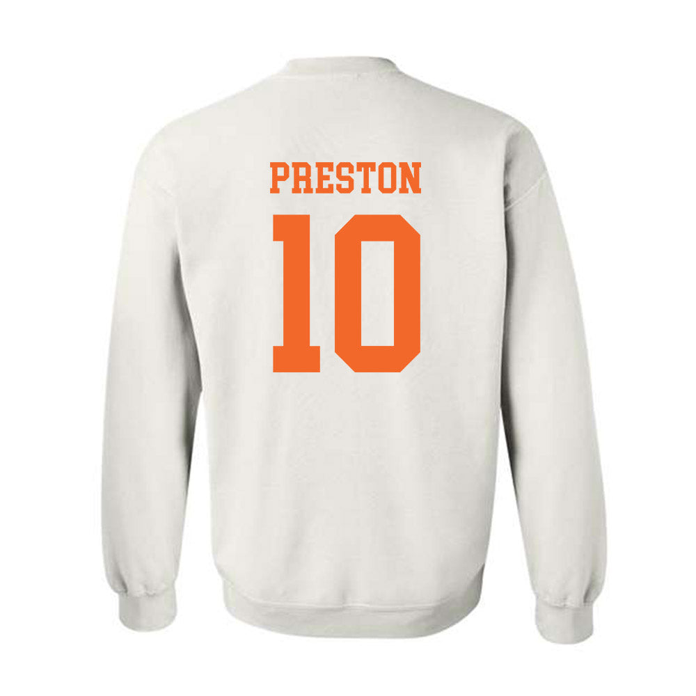 Clemson - NCAA Football : juju preston - Classic Shersey Crewneck Sweatshirt-1