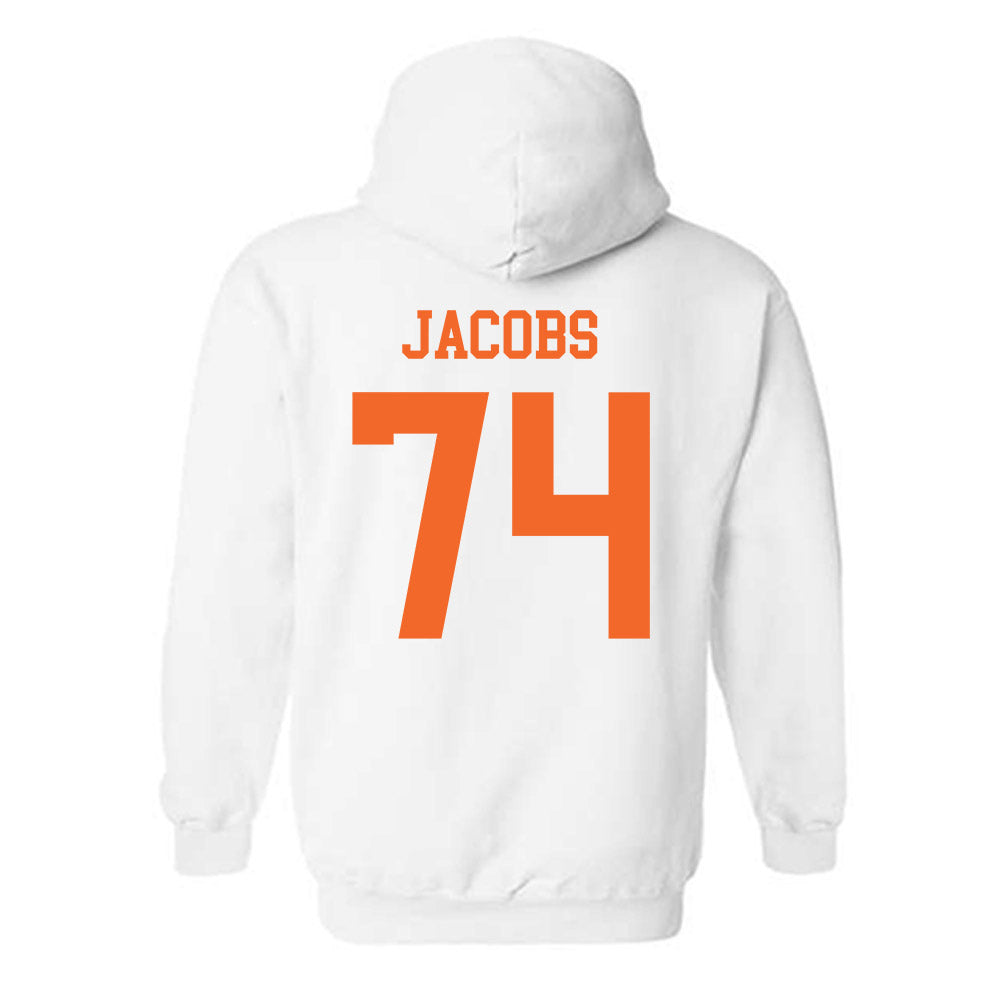 Clemson - NCAA Football : Brayden Jacobs - Classic Shersey Hooded Sweatshirt-1