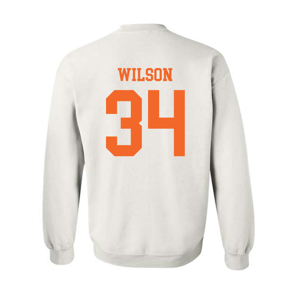 Clemson - NCAA Football : Max Wilson - Classic Shersey Crewneck Sweatshirt-1