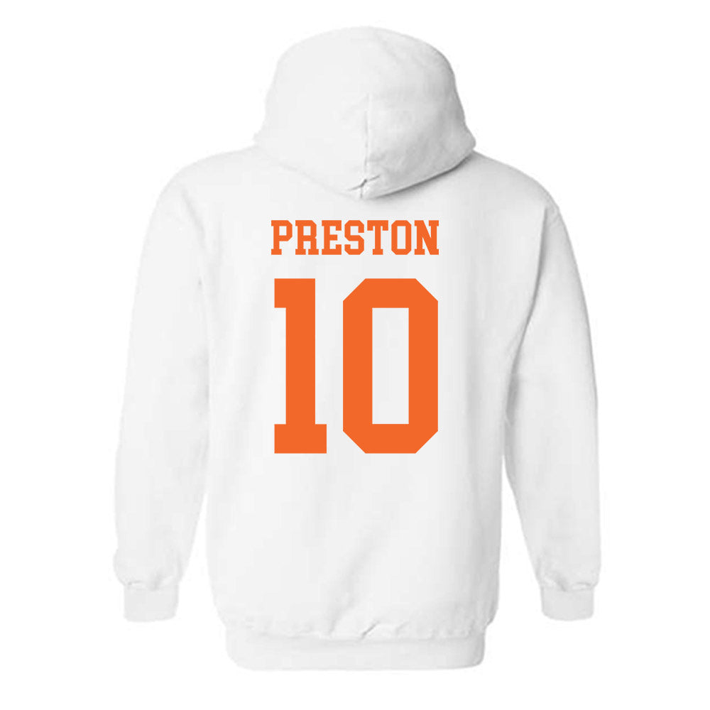 Clemson - NCAA Football : juju preston - Classic Shersey Hooded Sweatshirt-1