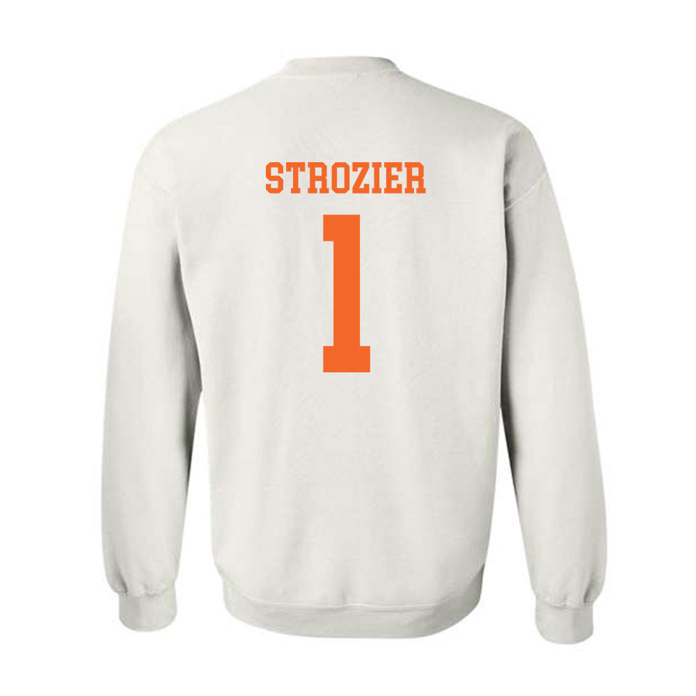 Clemson - NCAA Football : Branden Strozier - Classic Shersey Crewneck Sweatshirt-1