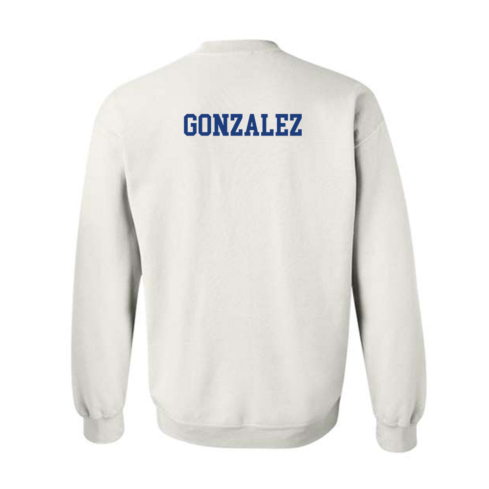 Florida - NCAA Men's Swimming & Diving : Jesus Gonzalez - Crewneck Sweatshirt-1