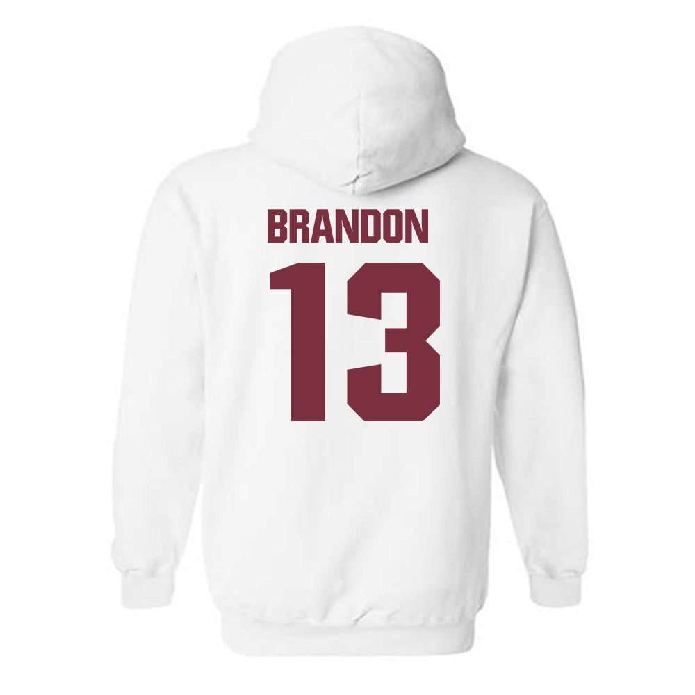 FSU - NCAA Women's Soccer : Mya Brandon - Generic Shersey Hooded Sweatshirt-1