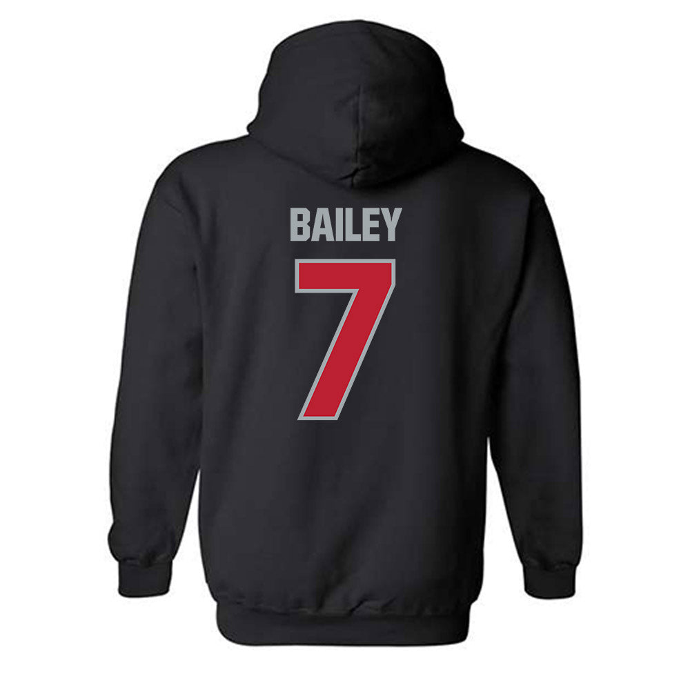 Georgia - NCAA Men's Basketball : Justin Bailey - Classic Shersey Hooded Sweatshirt-1