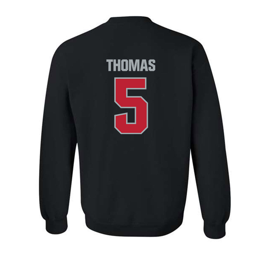 Georgia - NCAA Football : Noah Thomas - Classic Shersey Crewneck Sweatshirt-1