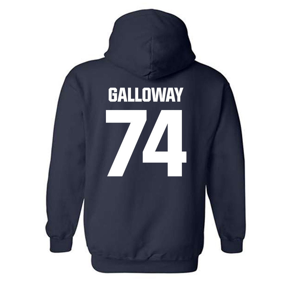 Georgia Tech - NCAA Football : Benjamin Galloway - Classic Shersey Hooded Sweatshirt-1