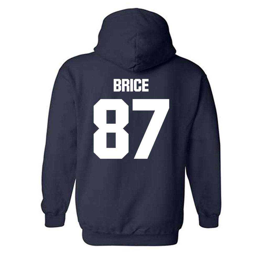 Georgia Tech - NCAA Football : Jamauri Brice - Classic Shersey Hooded Sweatshirt-1