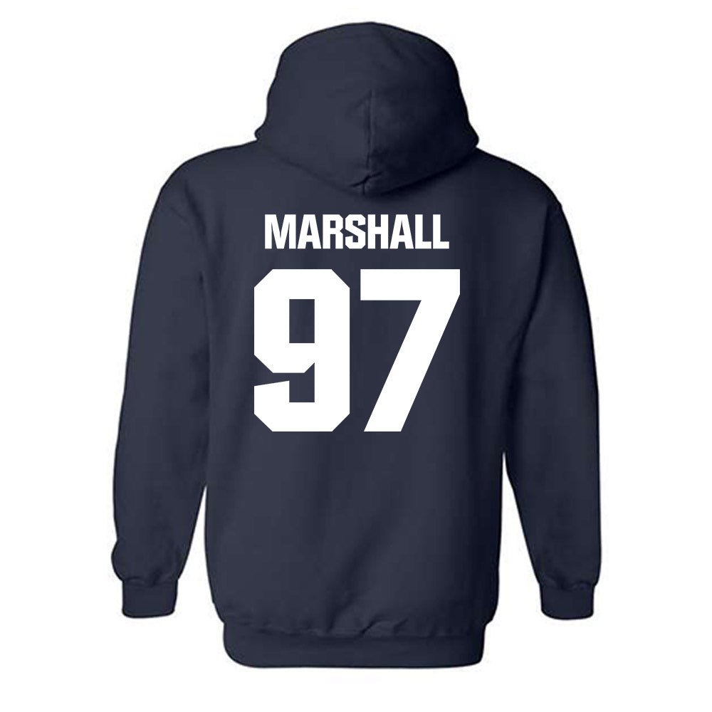 Georgia Tech - NCAA Football : Landen Marshall - Classic Shersey Hooded Sweatshirt-1