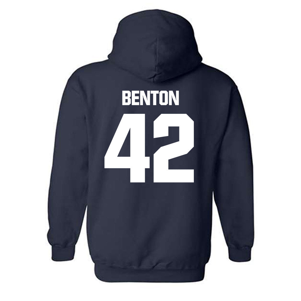 Georgia Tech - NCAA Football : Will Benton - Classic Shersey Hooded Sweatshirt-1
