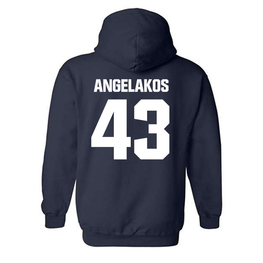 Georgia Tech - NCAA Baseball : Dimitri Angelakos - Classic Shersey Hooded Sweatshirt-1