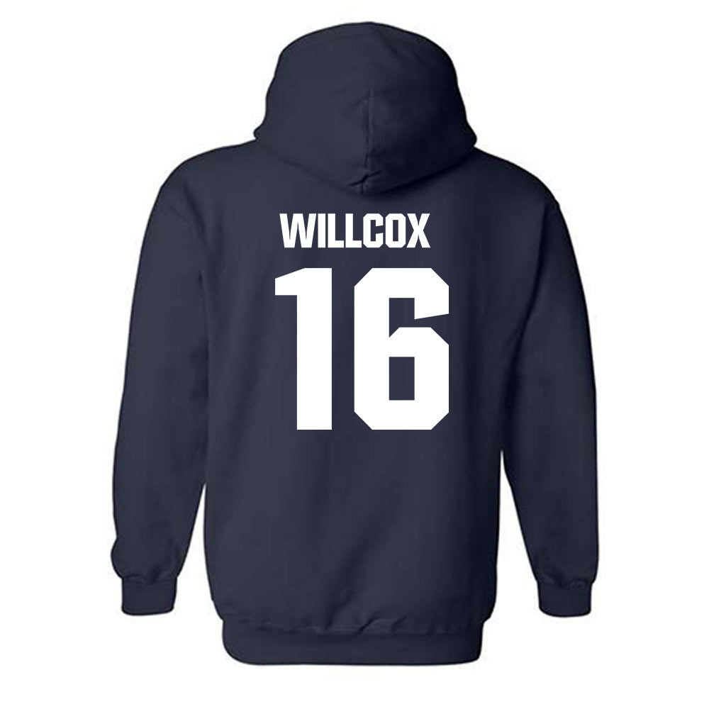 Georgia Tech - NCAA Baseball : Charlie Willcox - Classic Shersey Hooded Sweatshirt-1