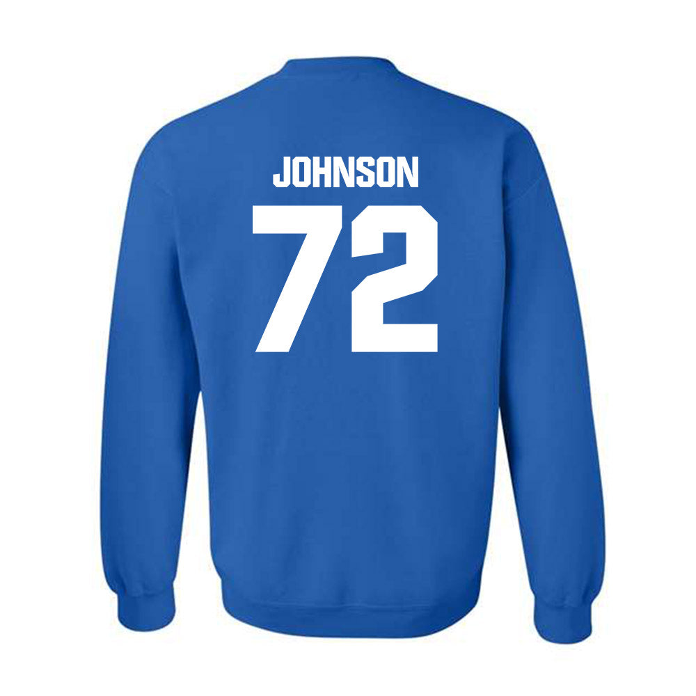 Kentucky - NCAA Football : Hayes Johnson - Generic Shersey Crewneck Sweatshirt-1
