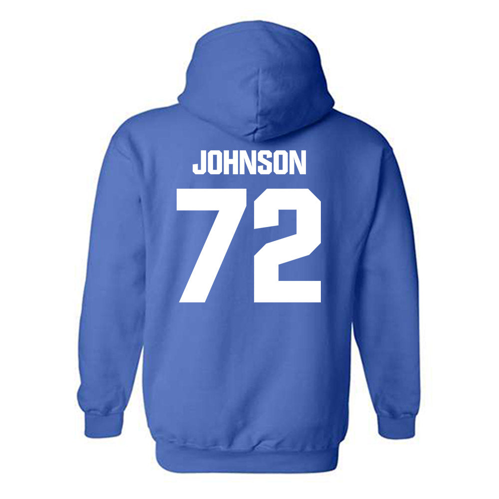 Kentucky - NCAA Football : Hayes Johnson - Generic Shersey Hooded Sweatshirt-1