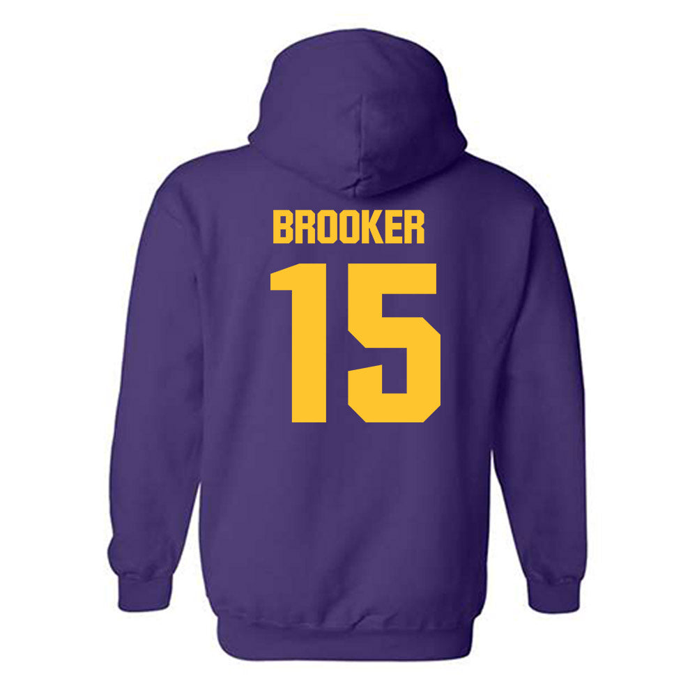LSU - NCAA Women's Volleyball : Lauren Brooker - Classic Shersey Hooded Sweatshirt-1