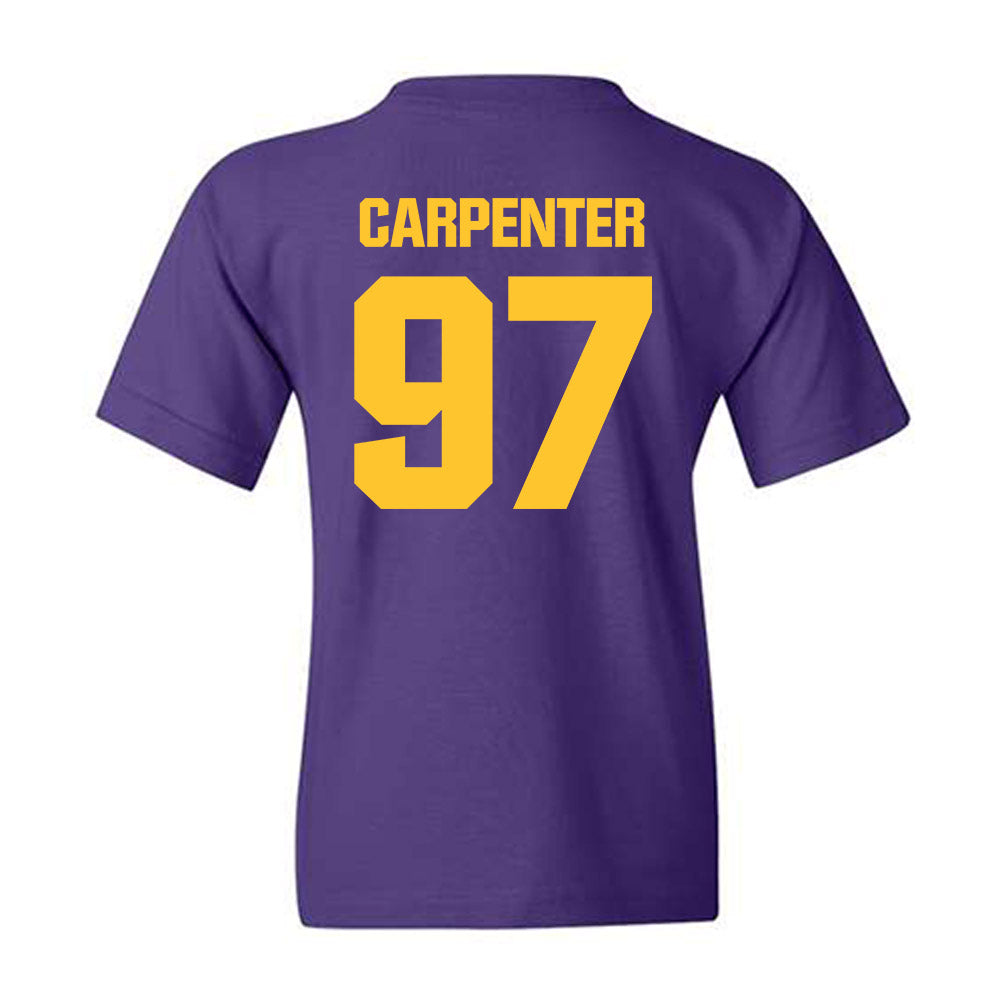 LSU - NCAA Football : Dylan Carpenter - Classic Shersey Youth T-Shirt-1