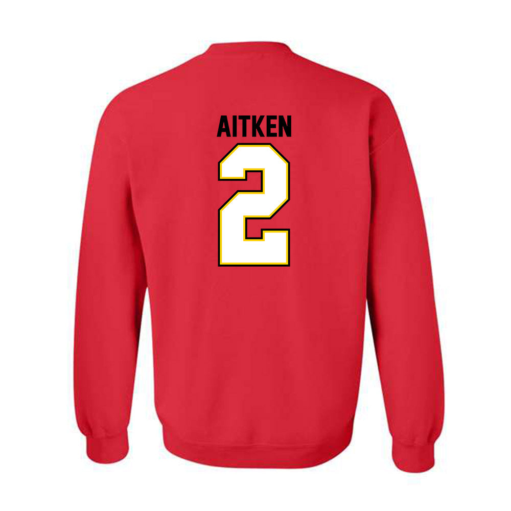 Maryland - NCAA Men's Lacrosse : Aidan Aitken - Classic Shersey Crewneck Sweatshirt-1