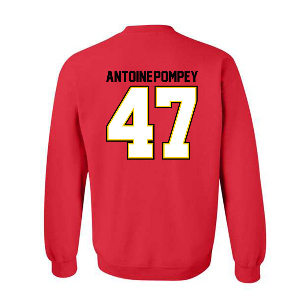 Maryland - NCAA Football : Sebastian Antoine-Pompey - Classic Shersey Crewneck Sweatshirt