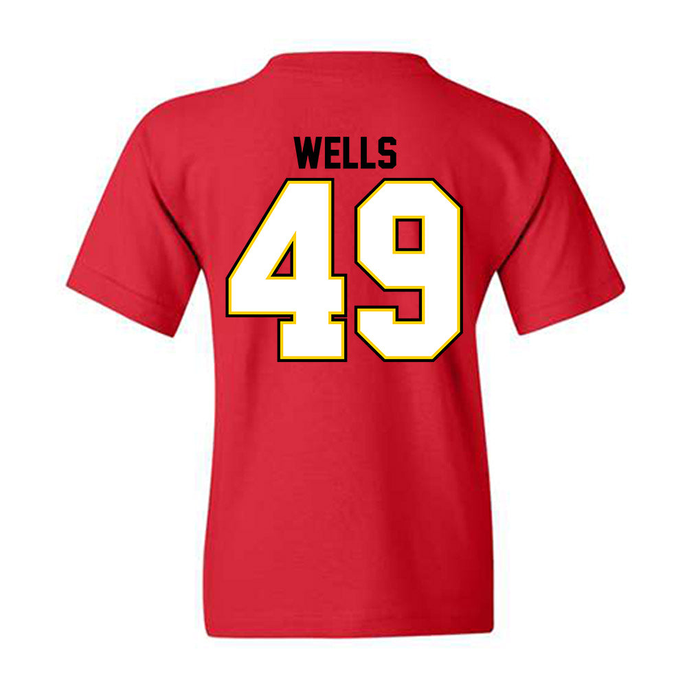 Maryland - NCAA Football : Chris Wells - Classic Shersey Youth T-Shirt-1