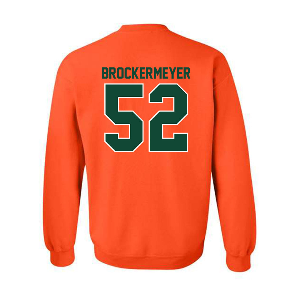 Miami - NCAA Football : James Brockermeyer - Classic Shersey Crewneck Sweatshirt-1