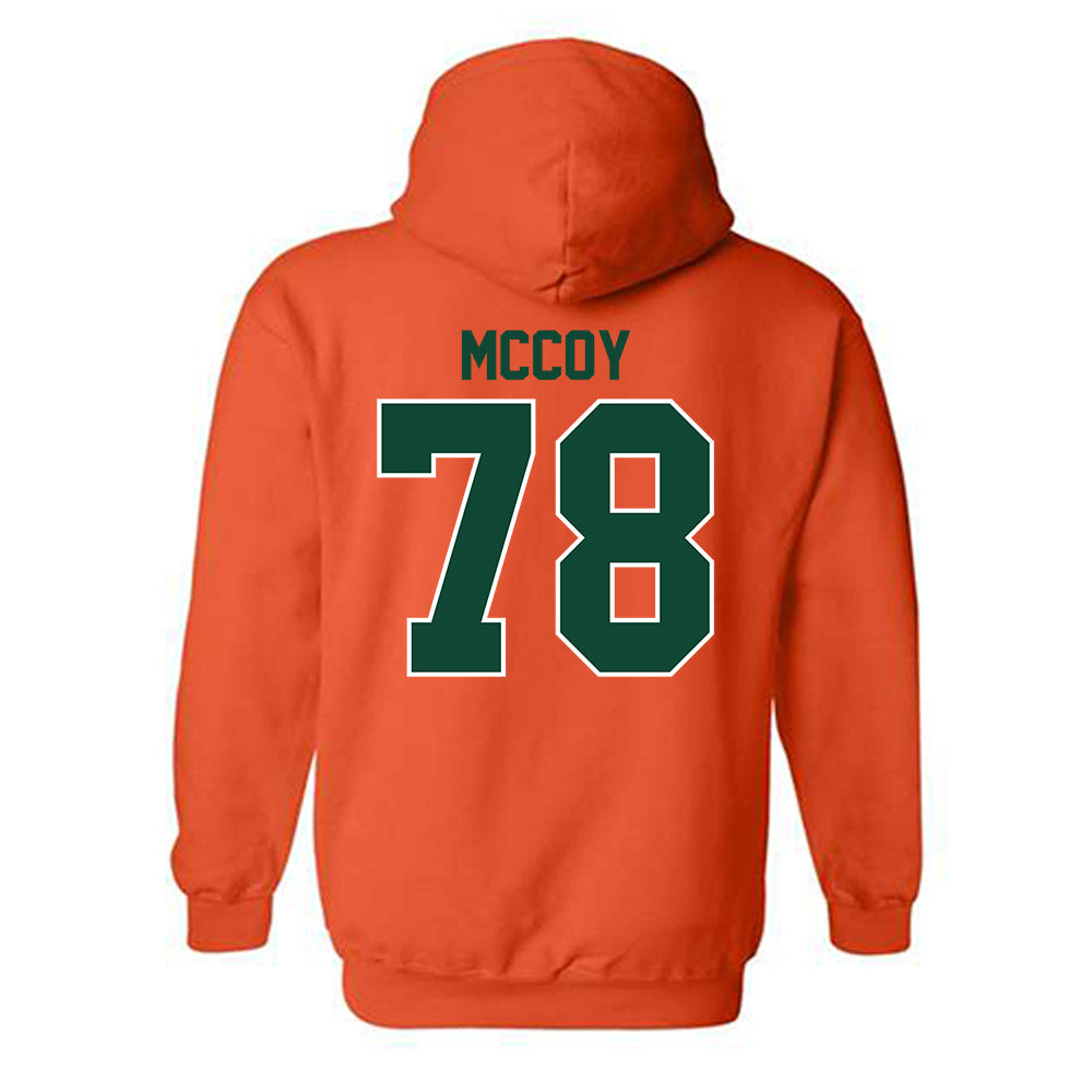 Miami - NCAA Football : Matthew McCoy - Classic Shersey Hooded Sweatshirt-1