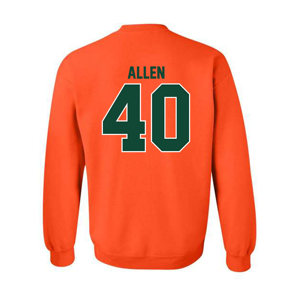 Miami - NCAA Football : Briton Allen - Classic Shersey Crewneck Sweatshirt-1