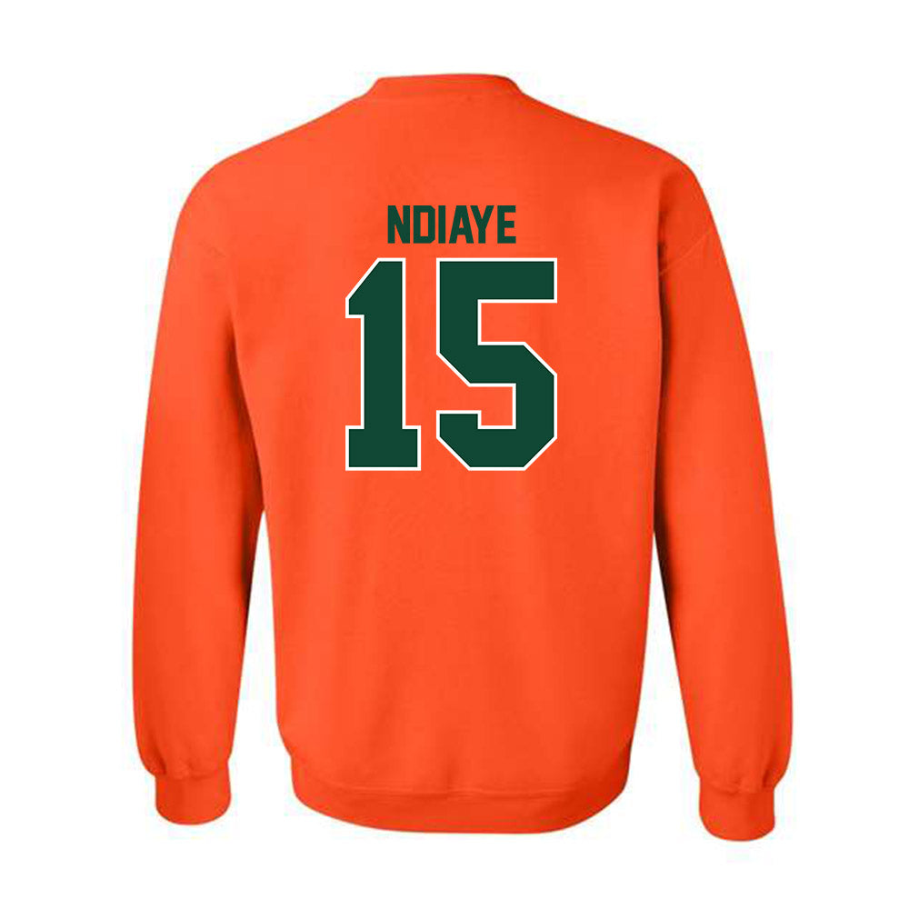 Miami - NCAA Women's Volleyball : Amina Ndiaye - Classic Shersey Crewneck Sweatshirt-1