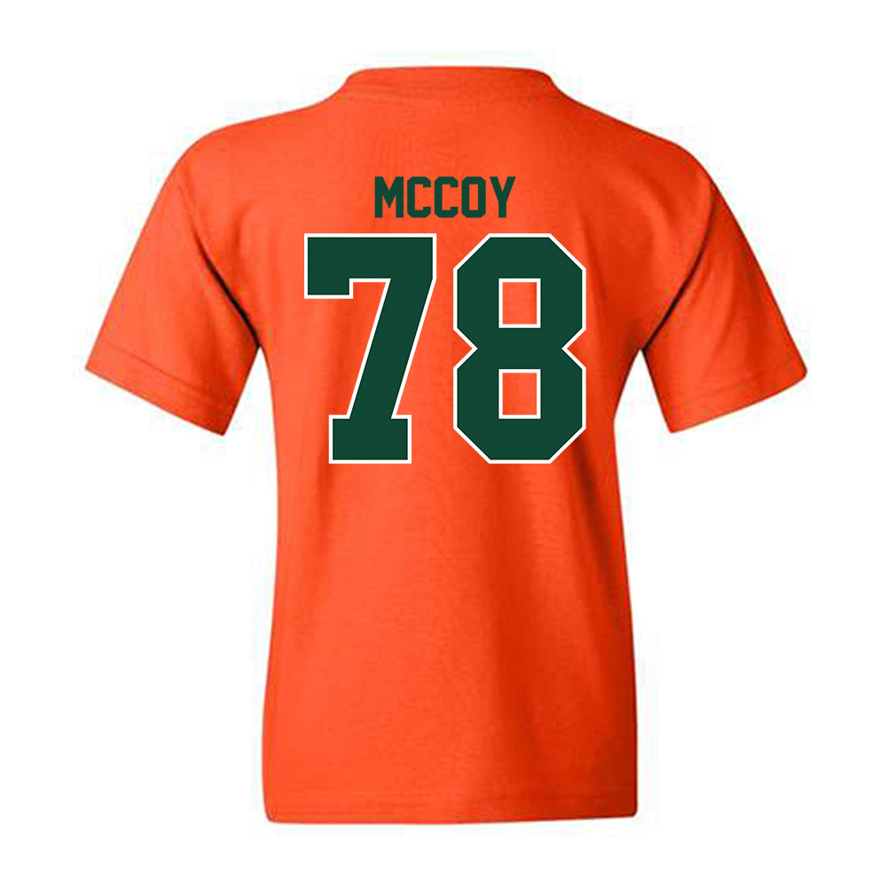 Miami - NCAA Football : Matthew McCoy - Classic Shersey Youth T-Shirt-1