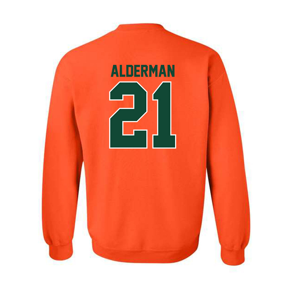 Miami - NCAA Football : Jaylin Alderman - Classic Shersey Crewneck Sweatshirt
