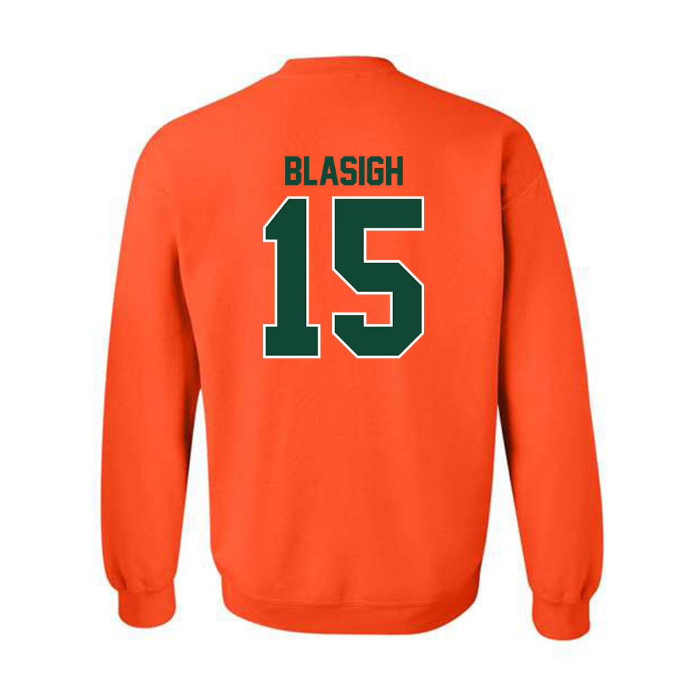 Miami - NCAA Women's Basketball : Vittoria Blasigh - Classic Shersey Crewneck Sweatshirt-1