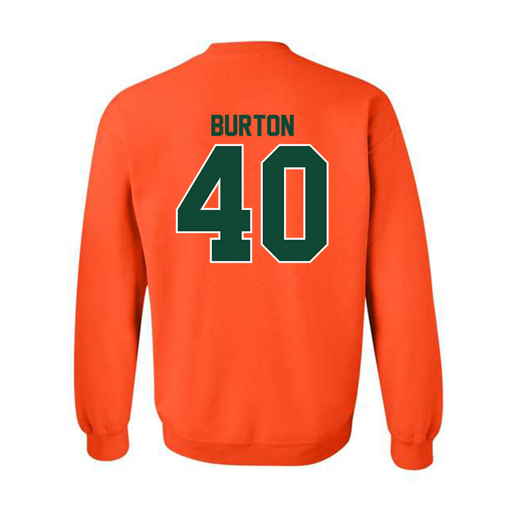 Miami - NCAA Football : Brennan Burton - Classic Shersey Crewneck Sweatshirt-1