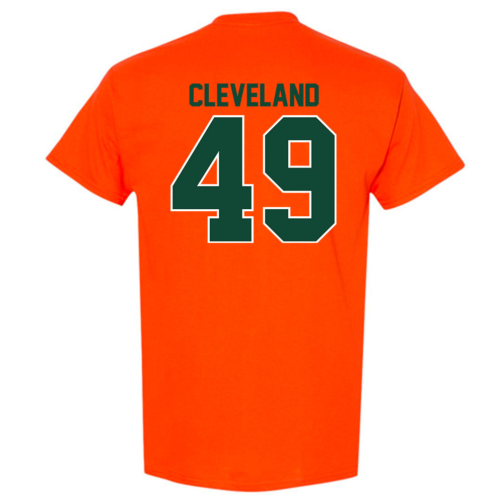 Miami - NCAA Baseball : Jackson Cleveland - Classic Shersey T-Shirt-1