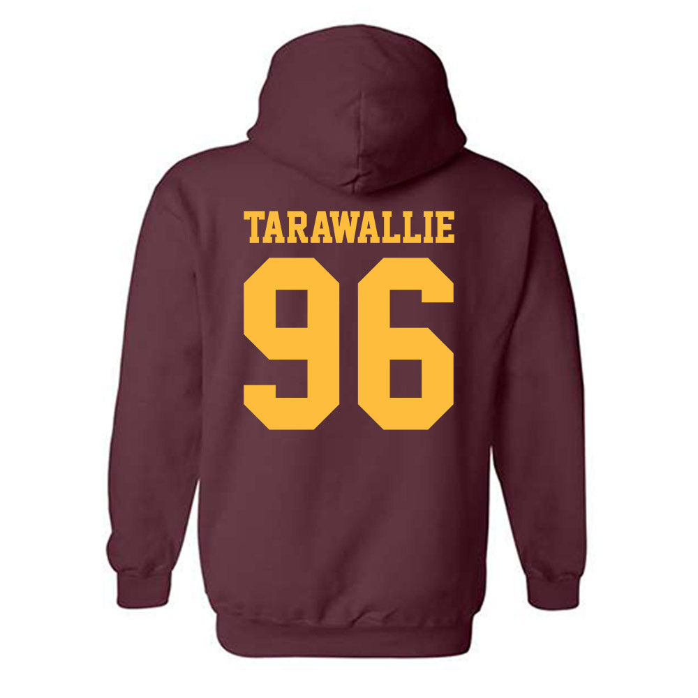 Minnesota - NCAA Football : Abu Tarawallie - Classic Shersey Hooded Sweatshirt-1