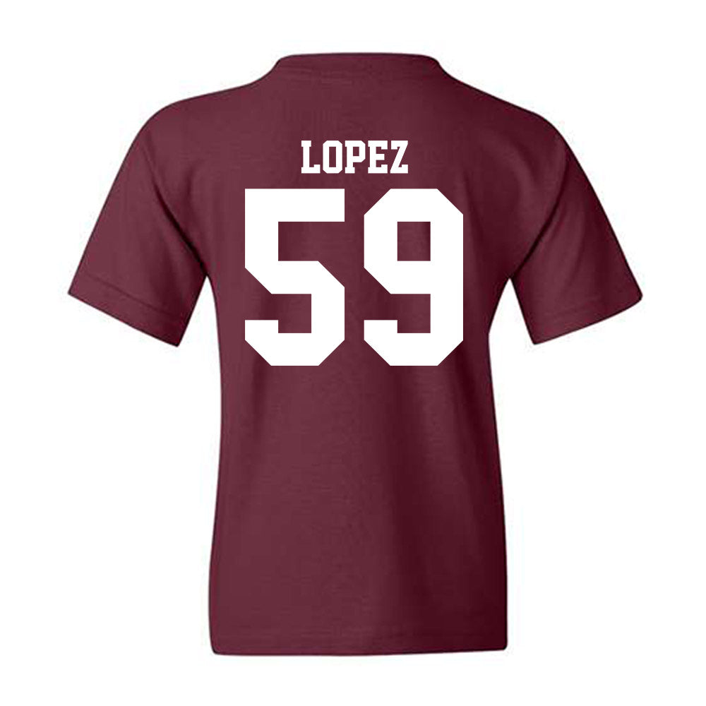 Mississippi State - NCAA Football : Alex Lopez - Classic Shersey Youth T-Shirt-1