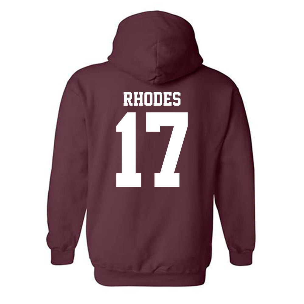 Mississippi State - NCAA Baseball : Parker Rhodes - Classic Shersey Hooded Sweatshirt-1