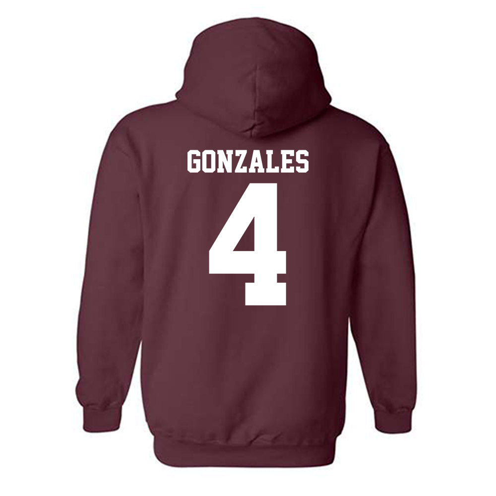 Mississippi State - NCAA Women's Volleyball : Zoe Gonzales - Classic Shersey Hooded Sweatshirt-1