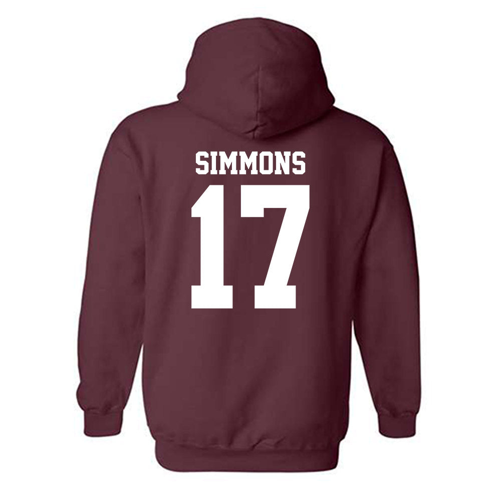 Mississippi State - NCAA Baseball : Stone Simmons - Classic Shersey Hooded Sweatshirt-1